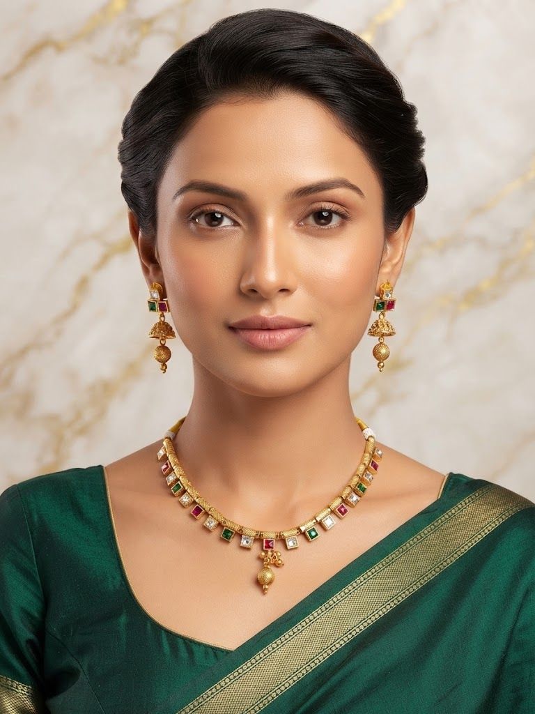 Kundan imitation jewellery collection