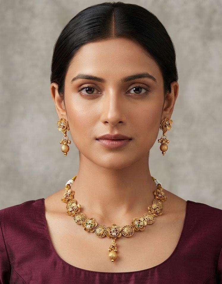 Antique Gold imitation jewellery collection